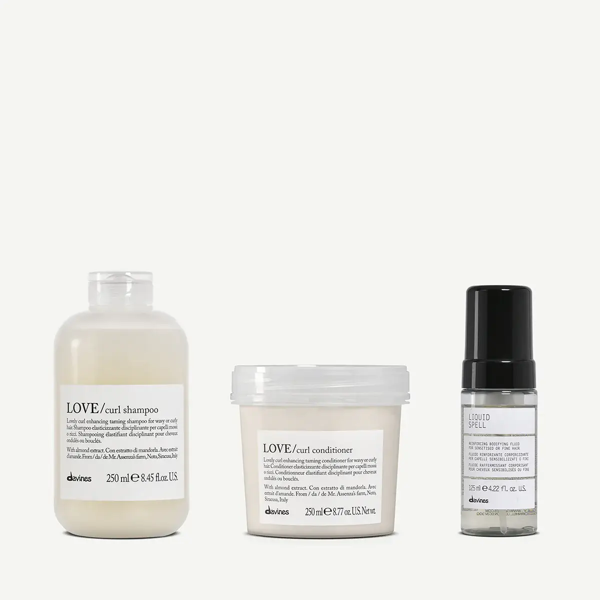 Davines LOVE CURL + Liquid Spell Kit