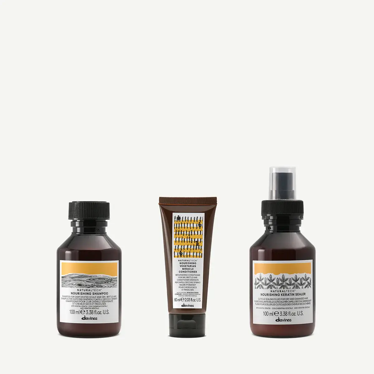 Davines Naturaltech NOURISHING Travel Trio Kit