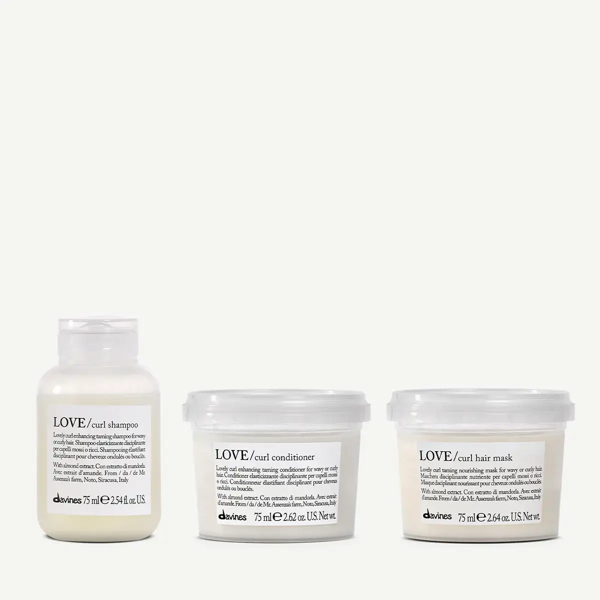 Davines LOVE CURL Trio Travel Set