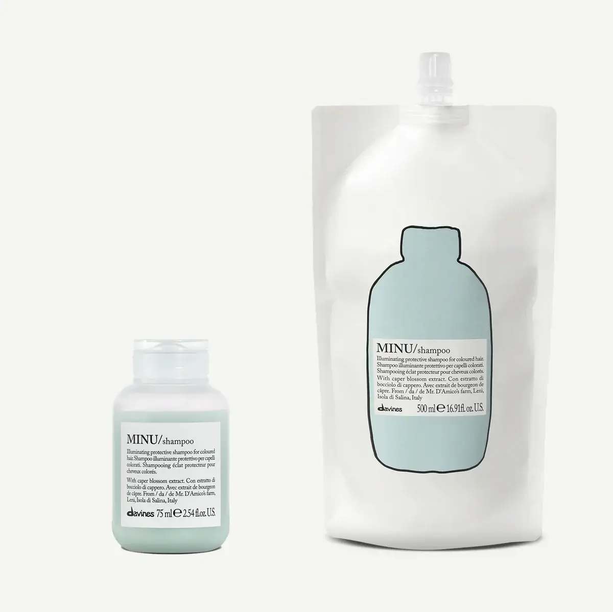 Davines MINU Shampoo Travel Refill Kit