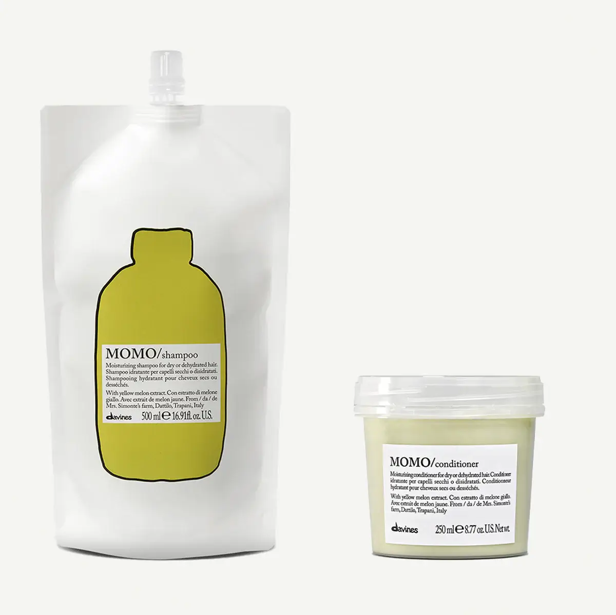 Davines MOMO Shampoo Refill & Conditioner